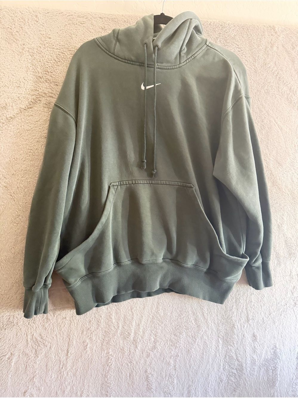 Nike Center Swoosh Jade Green Women's Hoodie Sweater M